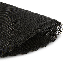 Load image into Gallery viewer, Dainty Home Chantilly 15" Round Woven Placemats Set of 6 - Durable, Reversible &amp; Non-Slip Table Mats
