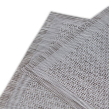 Load image into Gallery viewer, Dainty Home Geneva Woven Texteline Textured Design Reversible 12" x 18" Rectangular Placemats Set of 6
