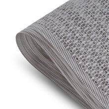 Load image into Gallery viewer, Dainty Home Geneva Woven Texteline Textured Design Reversible 12" x 18" Rectangular Placemats Set of 6
