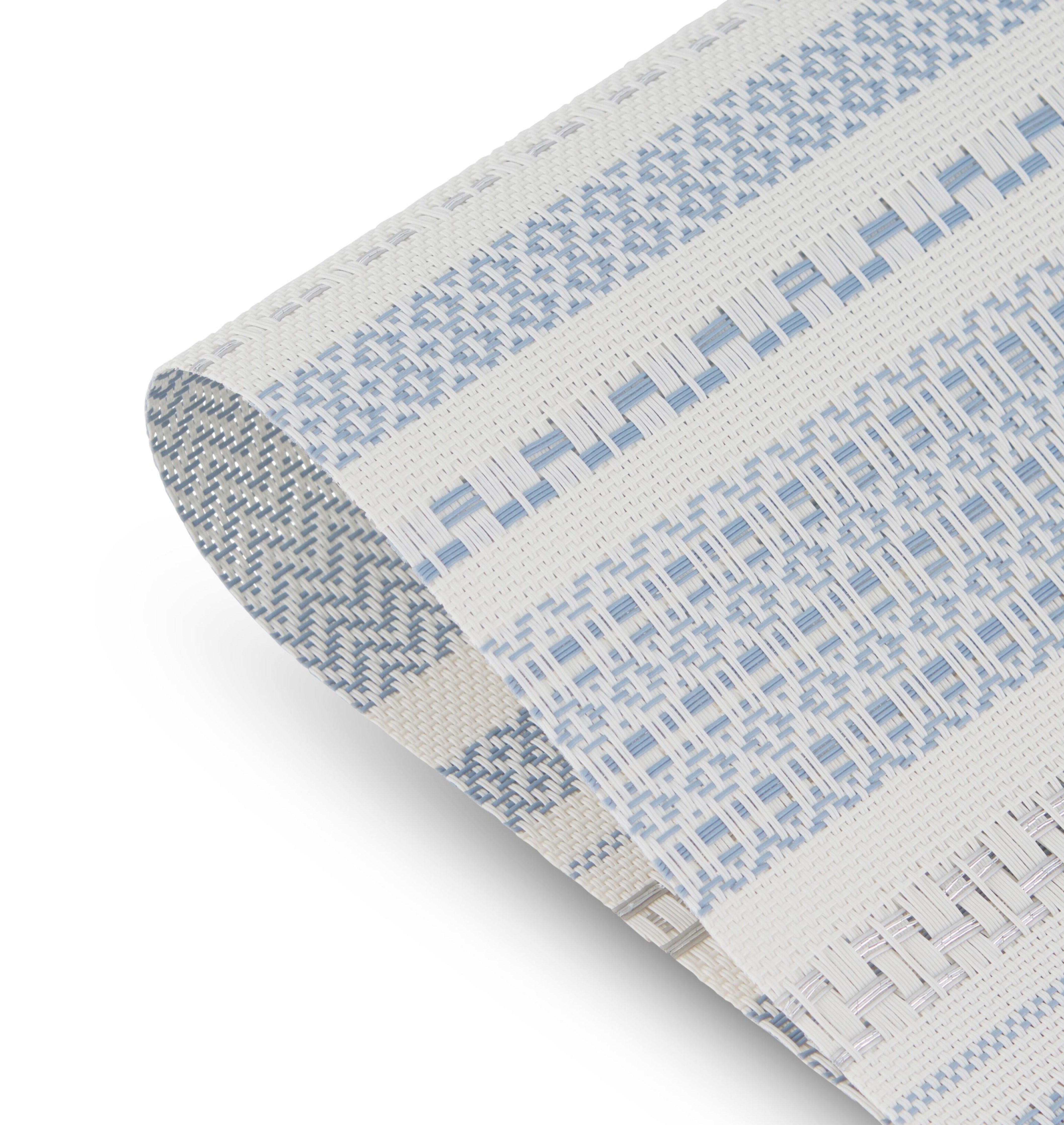 Dainty Home Maya Woven Texteline Textured Design Reversible 12" x 18" Rectangular Placemats Set of 6