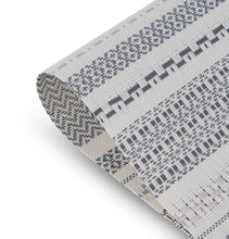 Load image into Gallery viewer, Dainty Home Maya Woven Texteline Textured Design Reversible 12" x 18" Rectangular Placemats Set of 6

