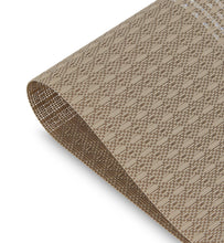 Load image into Gallery viewer, Dainty Home Milan Woven Texteline Textured Design Reversible 12" x 18" Rectangular Placemats Set of 6
