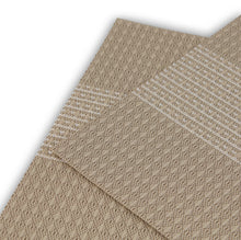 Load image into Gallery viewer, Dainty Home Milan Woven Texteline Textured Design Reversible 12" x 18" Rectangular Placemats Set of 6
