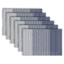 Load image into Gallery viewer, Dainty Home Norwich Woven Texteline Textured Design Reversible 12" x 18" Rectangular Placemats Set of 6
