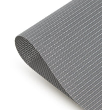 Load image into Gallery viewer, Dainty Home Natural Shimmer Woven Lurex Textilene Crossweave With Embedded Lurex Reversible 13" x 19" Rectangular Placemats
