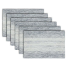 Load image into Gallery viewer, Dainty Home Ombre Woven Textilene Crossweave With Ombre Woven Design Reversible 13" x 19" Rectangular Placemats
