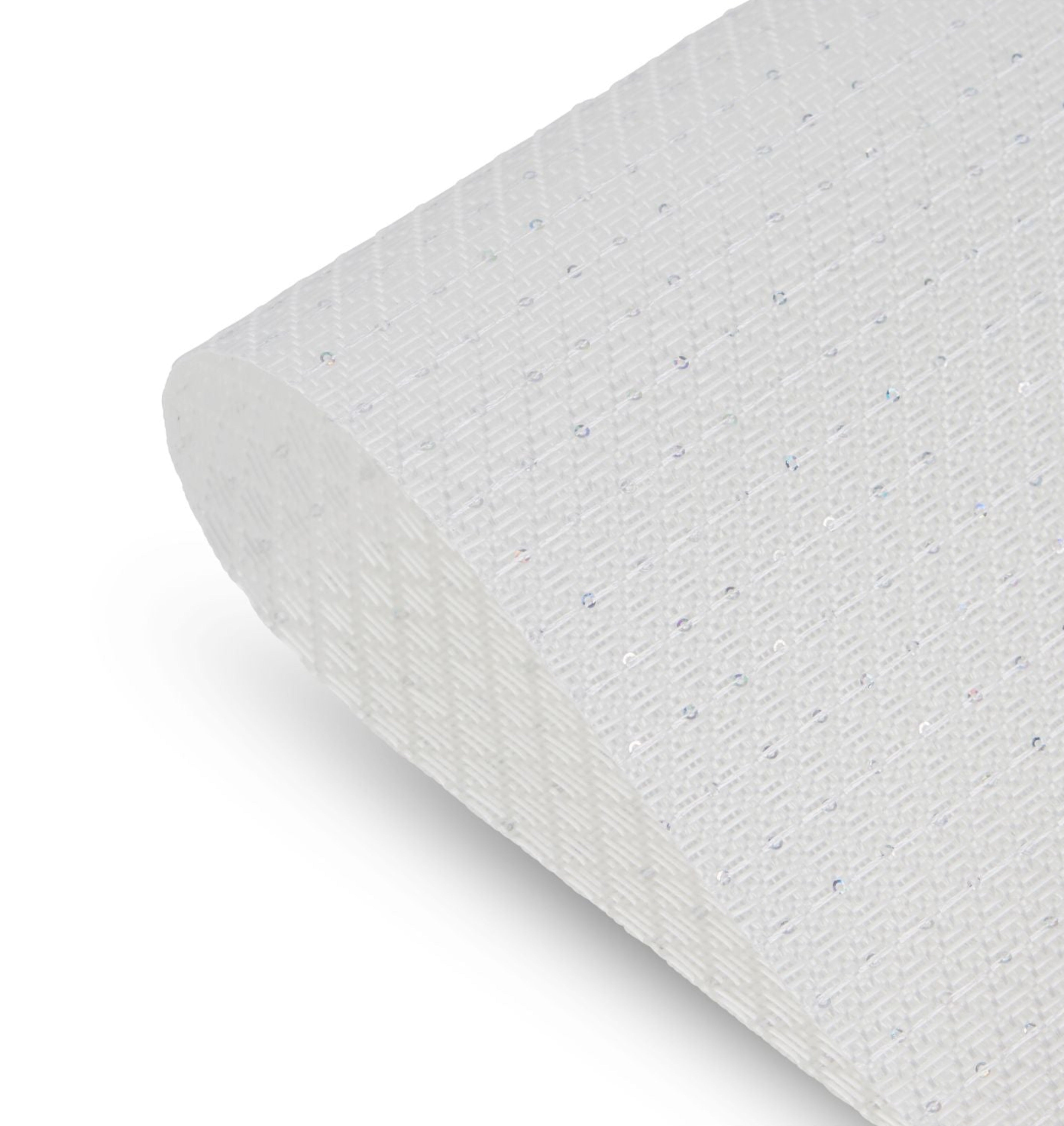Dainty Home Sparkles Woven Texteline Textured Design Reversible 12" x 18" Rectangular Placemats Set of 6