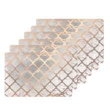 Load image into Gallery viewer, Dainty Home Marble Cork Foil Printed Marble Granite Designed Thick Cork Textured 12" x 18" Rectangular Placemats
