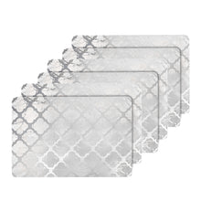 Load image into Gallery viewer, Dainty Home Marble Cork Foil Printed Marble Granite Designed Thick Cork Textured 12" x 18" Rectangular Placemats
