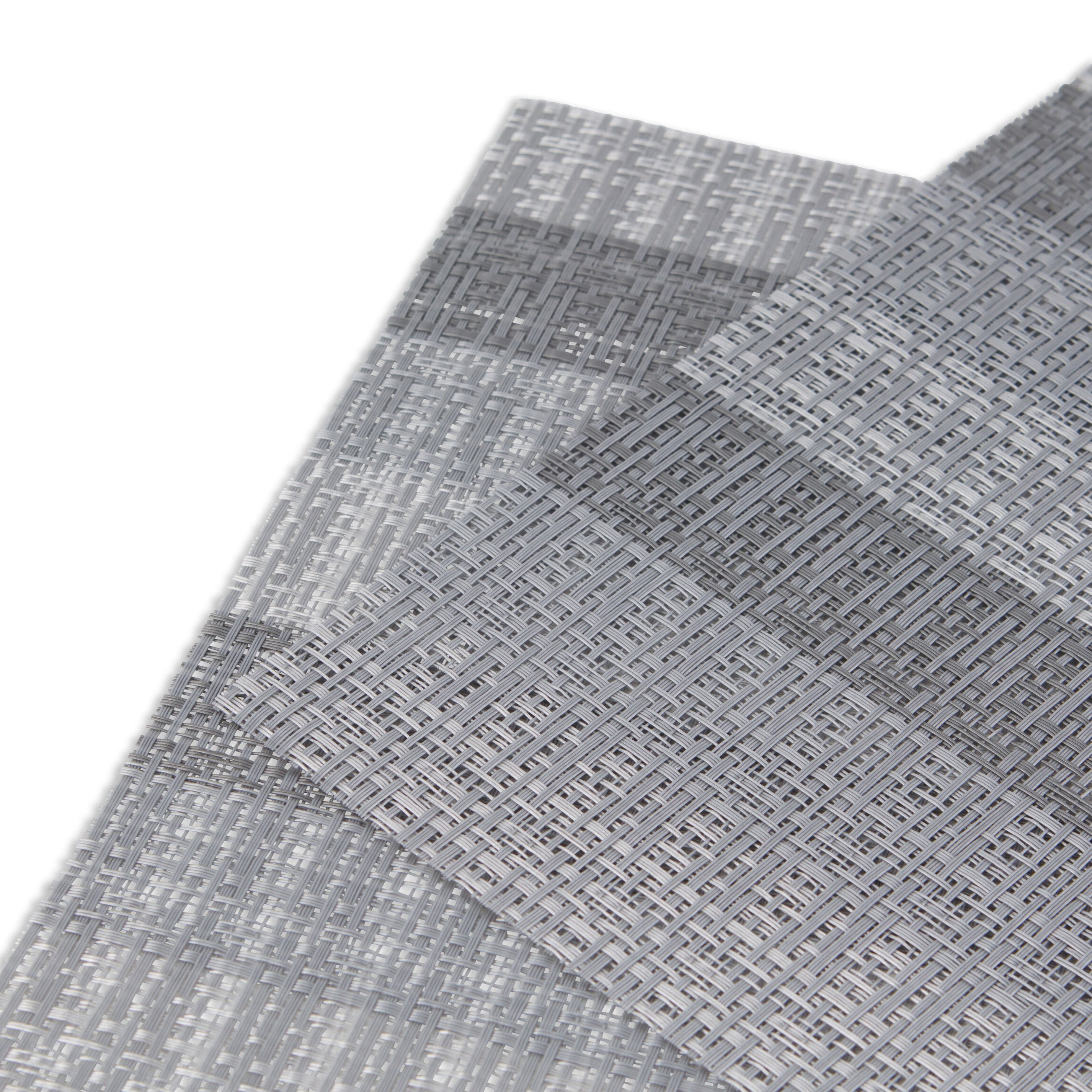 Dainty Home Yorkshire Woven Texteline Textured Design Reversible 12" x 18" Rectangular Placemats Set of 6
