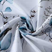 Load image into Gallery viewer, Dainty Home Sweet Garden Printed Fabric 3D Designed Textured Fabric Shower Curtain 70" x 72"
