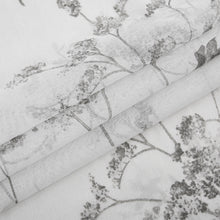 Load image into Gallery viewer, Dainty Home Jessica Linen Textured Metallic Fabric Shower Curtain with 12 Matching Hooks 70" x 72"

