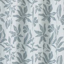 Load image into Gallery viewer, Dainty Home Julianna Floral Jacquard Textured Soft Polyester Fabric Shower Curtain, 72" x 72"
