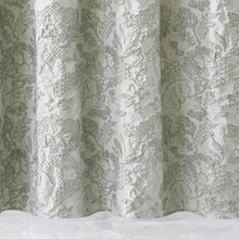 Load image into Gallery viewer, Dainty Home Anais Heavy Sculpted Jacquard Floral Textured Polyester Fabric Shower Curtain, 72" x 72"
