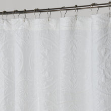 Load image into Gallery viewer, Dainty Home Boheme Medallion Jacquard Textured Soft Polyester Fabric Shower Curtain, 72" x 72"
