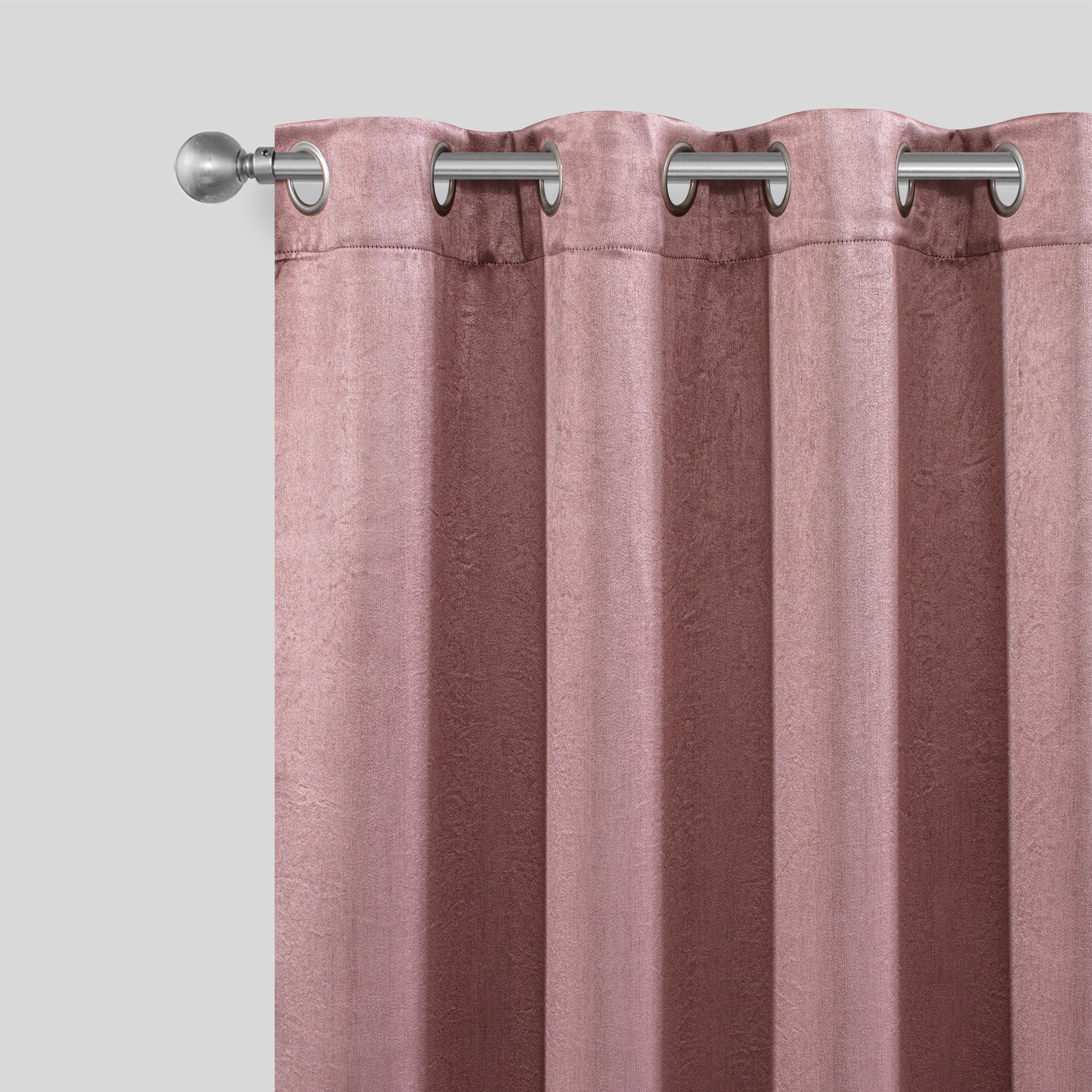 Dainty Home Brookville Textured 100% Blackout Luxurious Metallic Sheen Thermal Insulated Grommet Single Panel