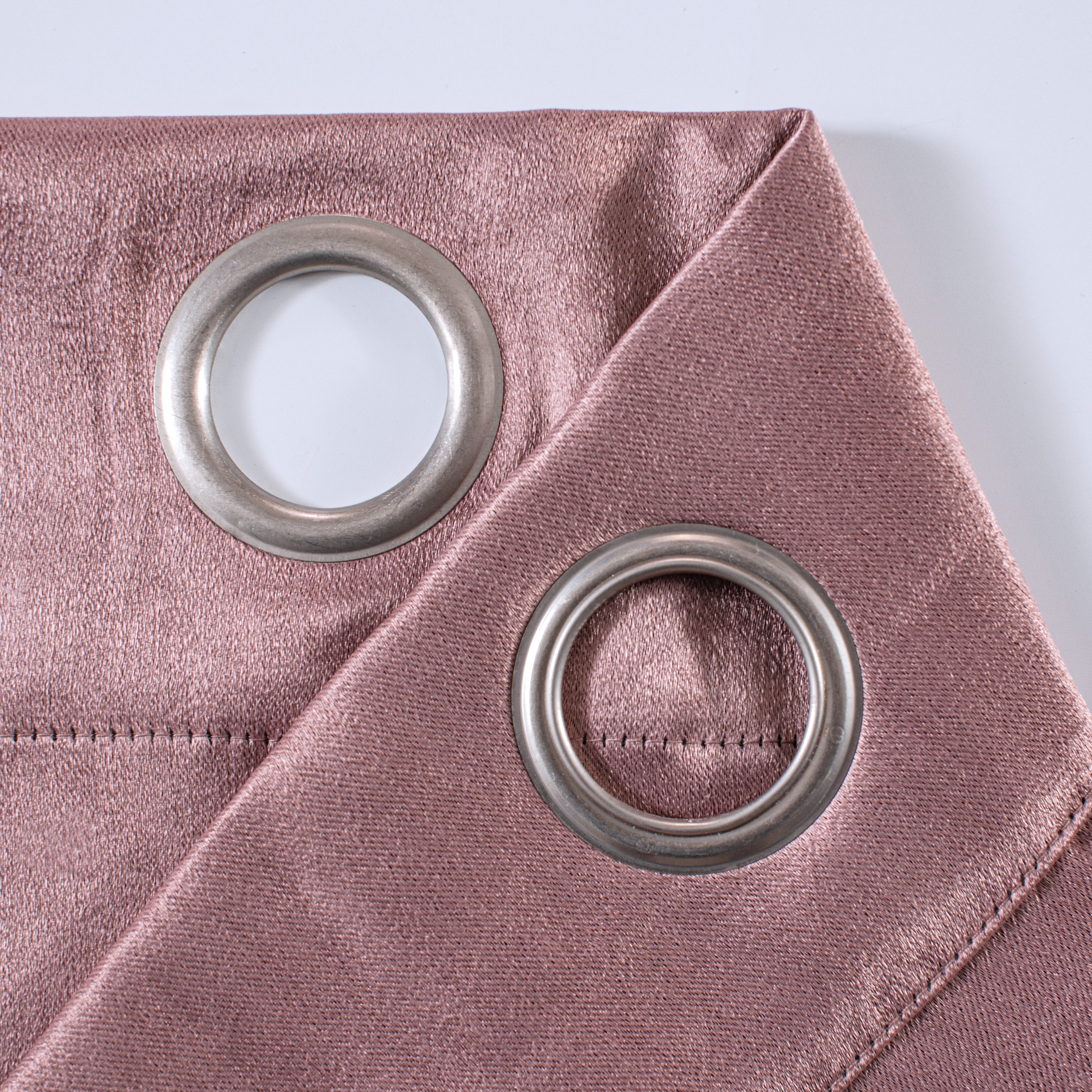 Dainty Home Brookville Textured 100% Blackout Luxurious Metallic Sheen Thermal Insulated Grommet Single Panel