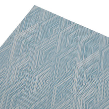 Load image into Gallery viewer, Dainty Home Diamond Woven Textilene Crossweave With Diamond Woven Design Reversible 12" x 18" Rectangular Placemats
