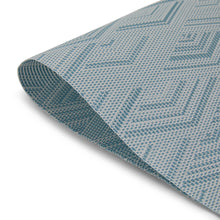 Load image into Gallery viewer, Dainty Home Diamond Woven Textilene Crossweave With Diamond Woven Design Reversible 12" x 18" Rectangular Placemats
