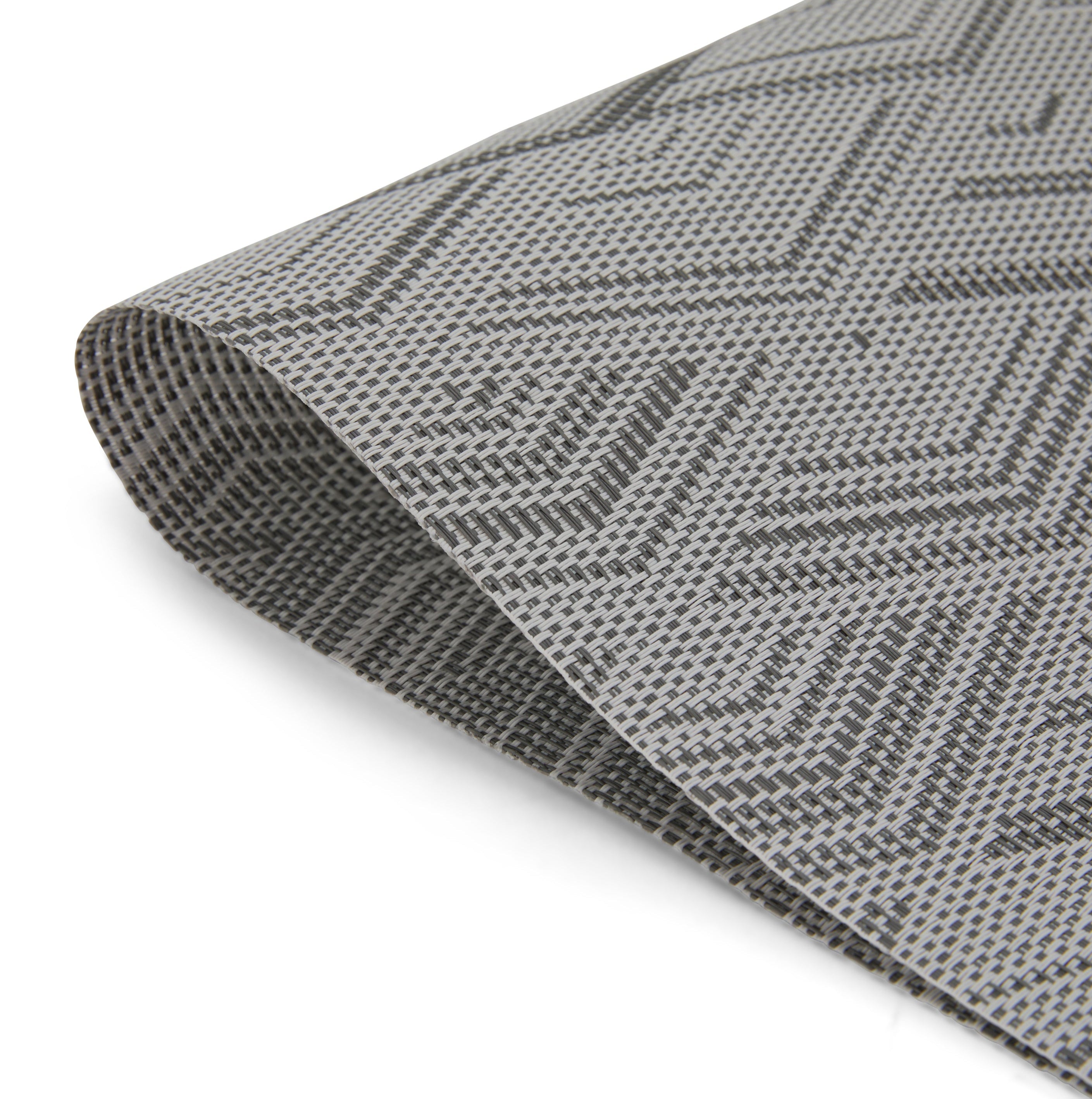 Dainty Home Diamond Woven Textilene Crossweave With Diamond Woven Design Reversible 12" x 18" Rectangular Placemats