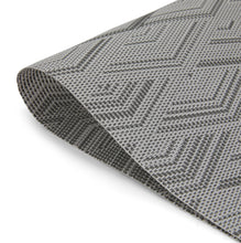 Load image into Gallery viewer, Dainty Home Diamond Woven Textilene Crossweave With Diamond Woven Design Reversible 12" x 18" Rectangular Placemats
