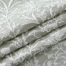 Load image into Gallery viewer, Dainty Home Elise Botanical Textured Soft Polyester Fabric Shower Curtain, 72" x 72"
