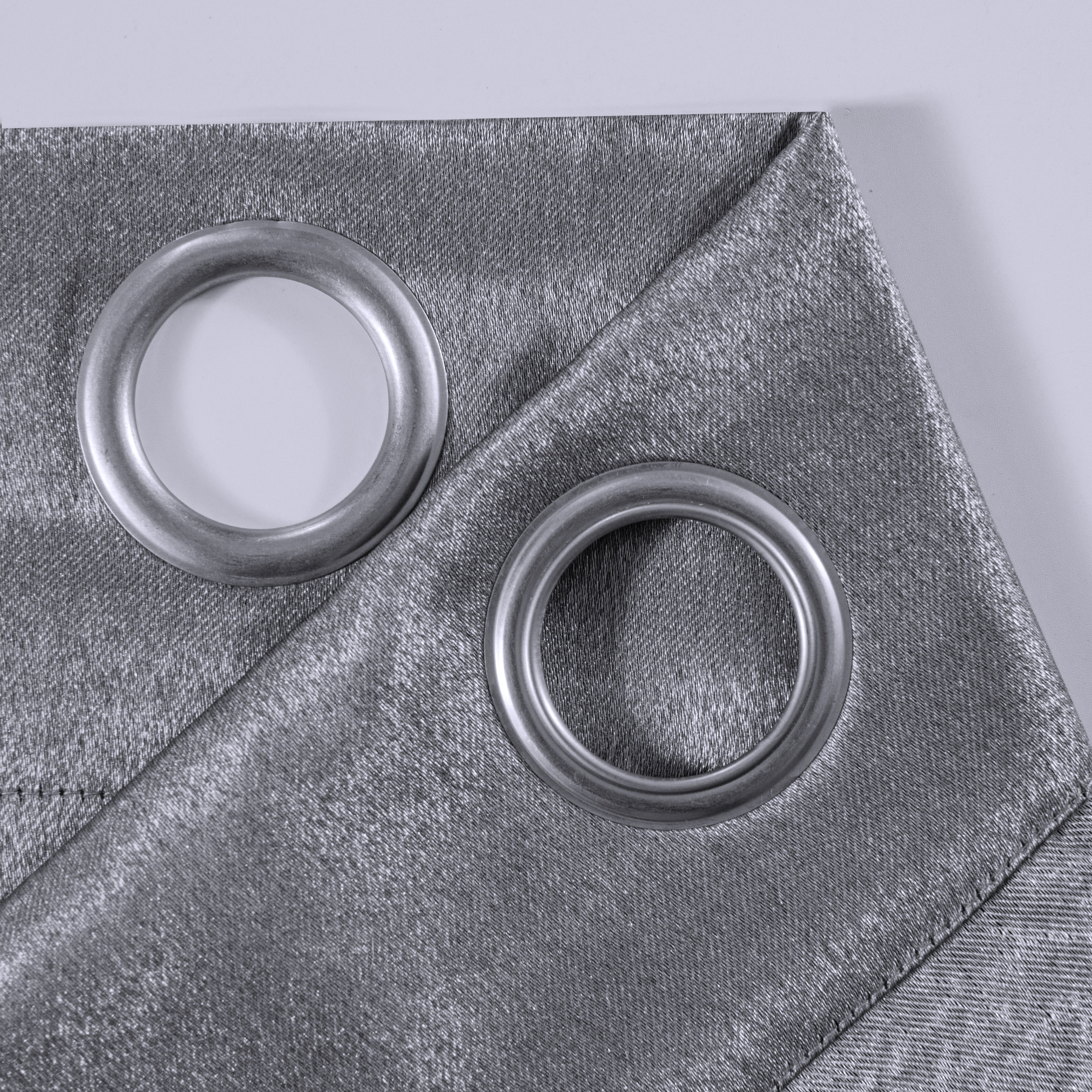 Dainty Home Brookville Textured 100% Blackout Luxurious Metallic Sheen Thermal Insulated Grommet Single Panel