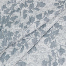 Load image into Gallery viewer, Dainty Home Heather Woven Leaf Jacquard Soft Polyester Textured Fabric Shower Curtain, 72" x 72"
