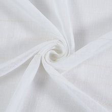 Load image into Gallery viewer, Dainty Home Lisa 3D Linen Textured Weaved Linen Look Striped Designed Fabric Shower Curtain
