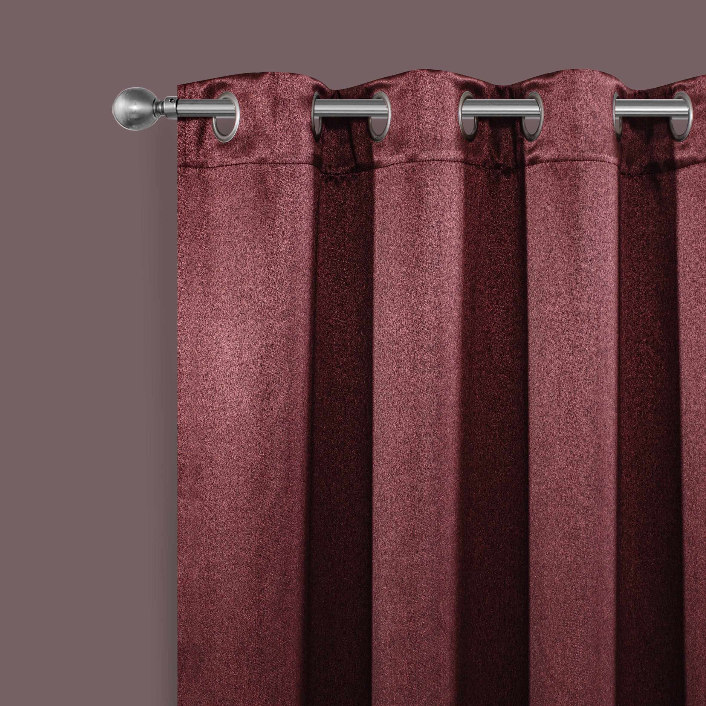 Dainty Home Brookville Textured 100% Blackout Luxurious Metallic Sheen Thermal Insulated Grommet Single Panel