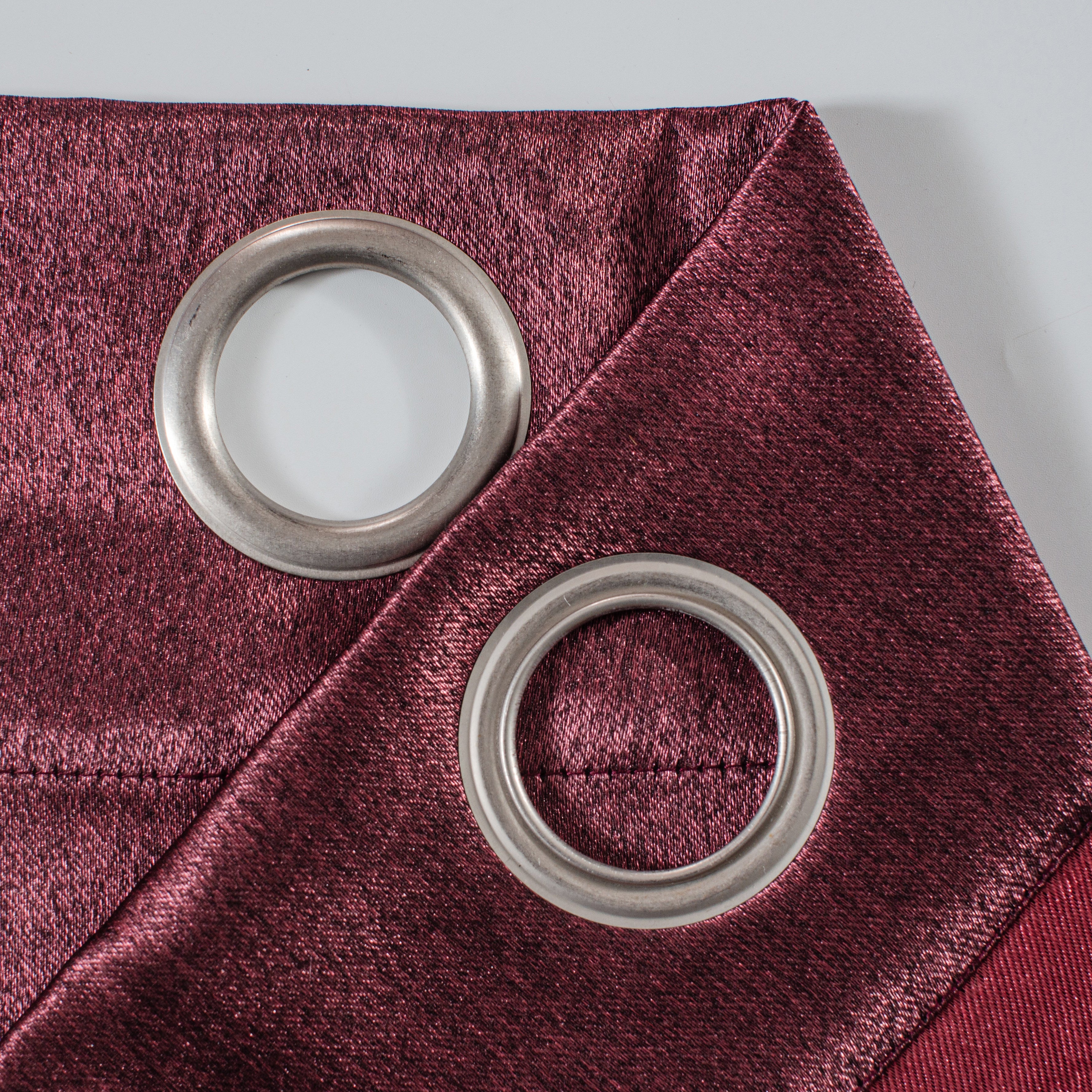 Dainty Home Brookville Textured 100% Blackout Luxurious Metallic Sheen Thermal Insulated Grommet Single Panel