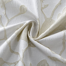 Load image into Gallery viewer, Dainty Home Samantha Botanical Leaf Textured Soft Polyester Fabric Shower Curtain, 72" x 72"
