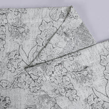 Load image into Gallery viewer, Dainty Home Shelley Heavy Jacquard Floral Textured Fabric Soft Polyester Shower Curtain, 72" x 72"
