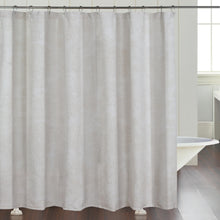 Load image into Gallery viewer, Dainty Home Shelley Heavy Jacquard Floral Textured Fabric Soft Polyester Shower Curtain, 72" x 72"
