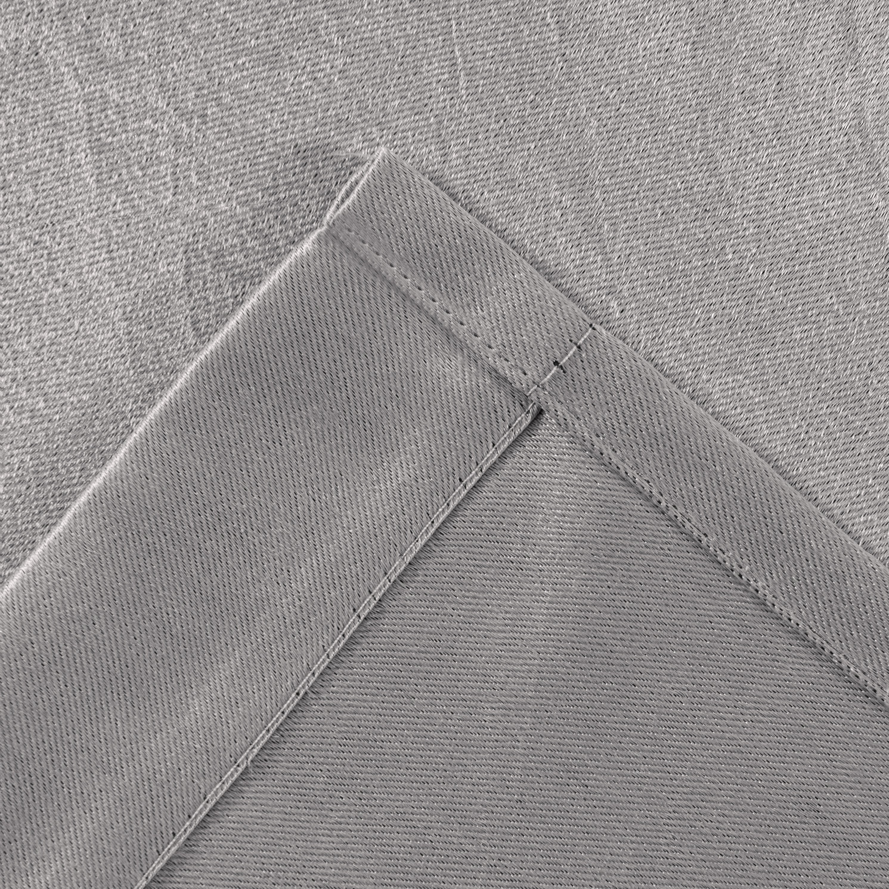 Dainty Home Brookville Textured 100% Blackout Luxurious Metallic Sheen Thermal Insulated Grommet Single Panel