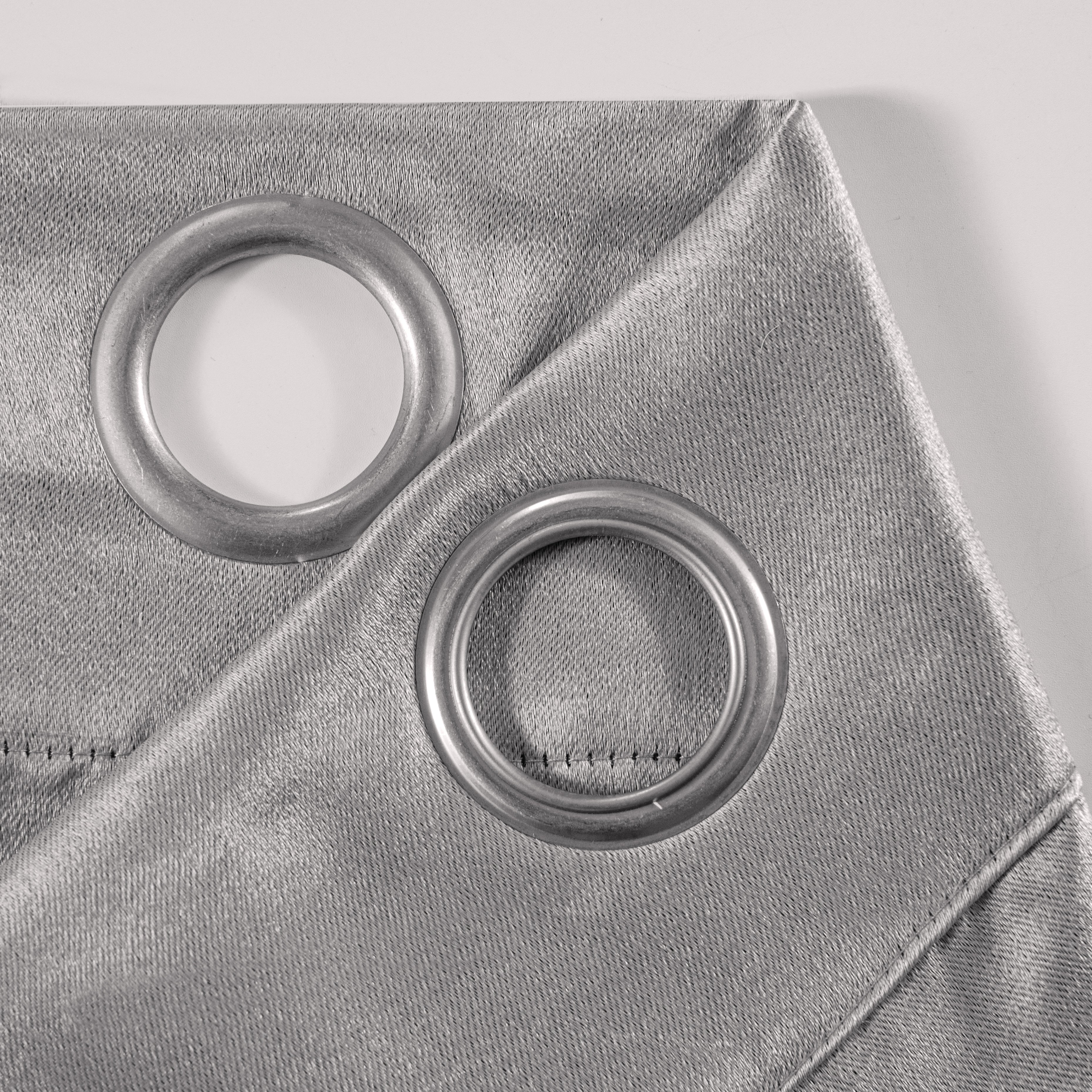Dainty Home Brookville Textured 100% Blackout Luxurious Metallic Sheen Thermal Insulated Grommet Single Panel