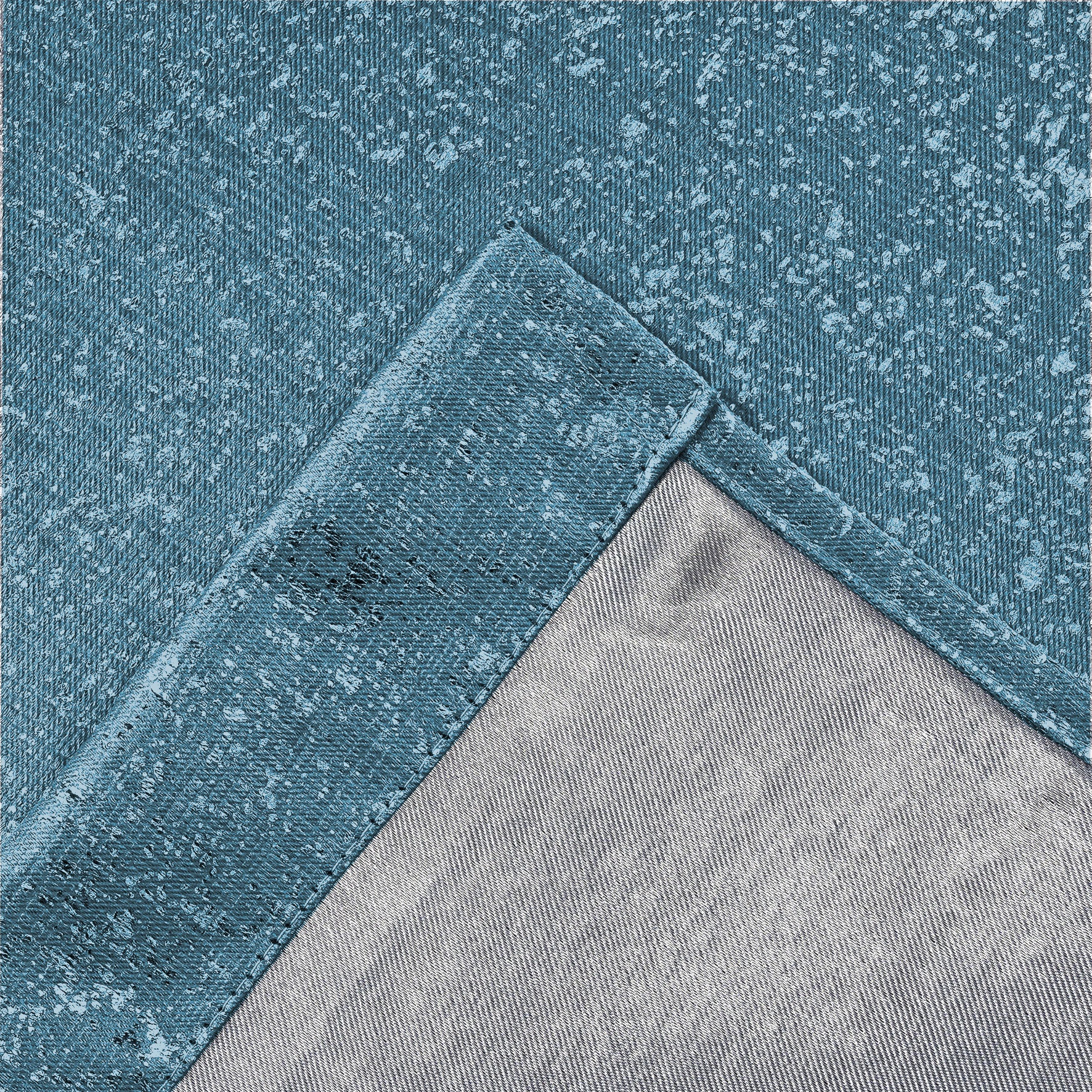 Dainty Home Artistic 3D Lurex Textured Thermal Insulated Blackout Grommet Panel Pair