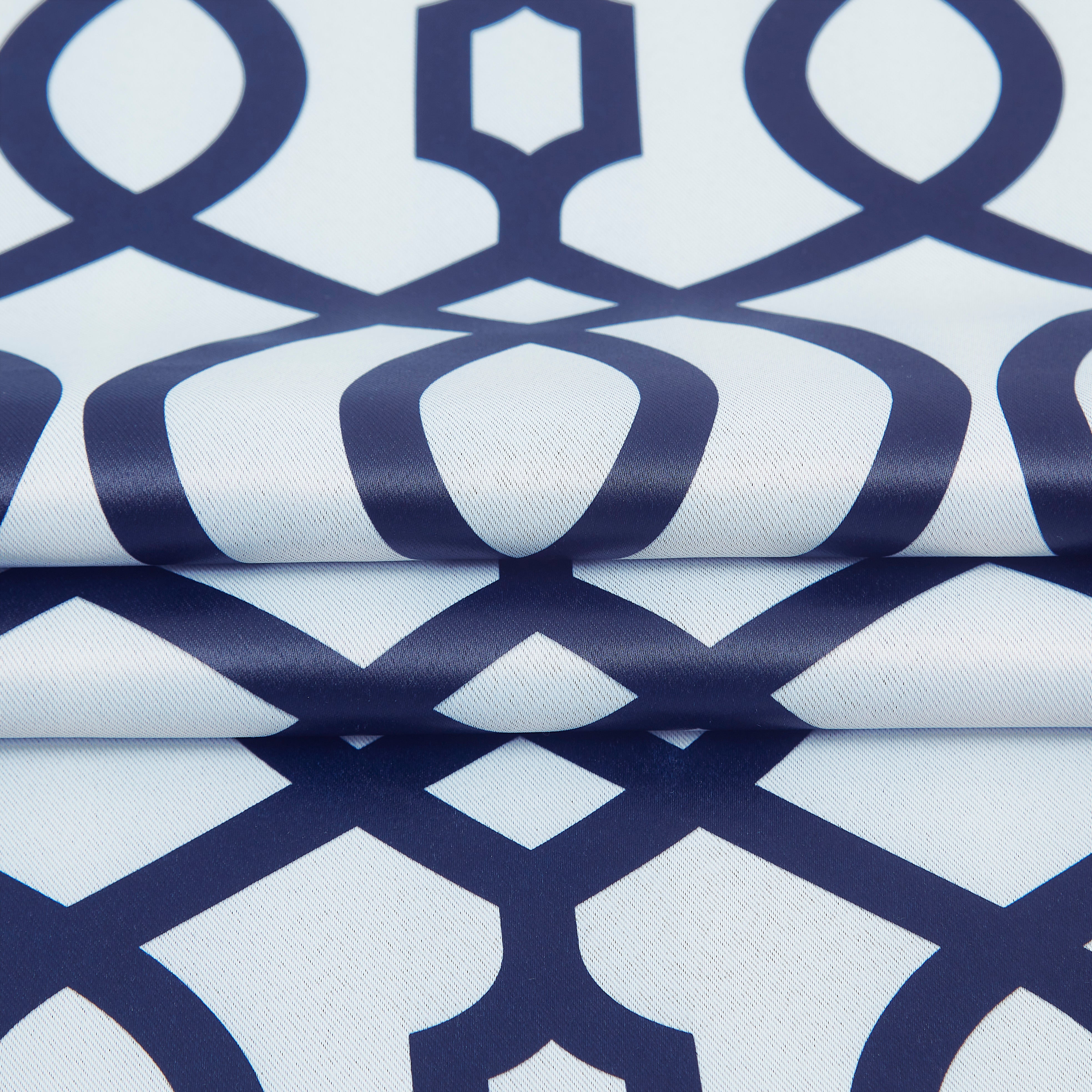 Dainty Home Trellis Printed 3D Designed Blackout Thermal Insulated Grommet Single Panel