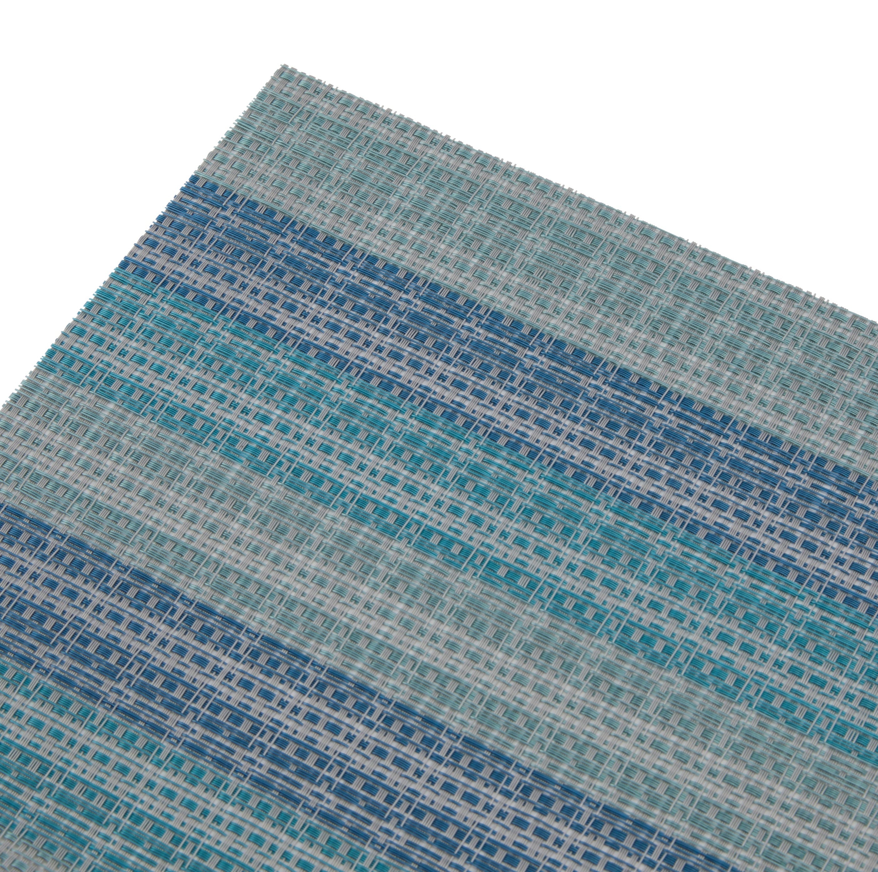 Dainty Home Yorkshire Woven Texteline Textured Design Reversible 12" x 18" Rectangular Placemats Set of 6