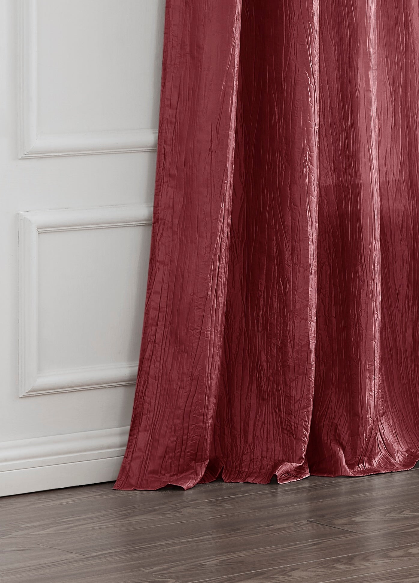 Dainty Home Verona 3D Crushed Silk Textured Light Filtering Grommet Single Panel