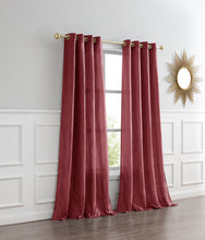 Load image into Gallery viewer, Dainty Home Verona 3D Crushed Silk Textured Light Filtering Grommet Single Panel

