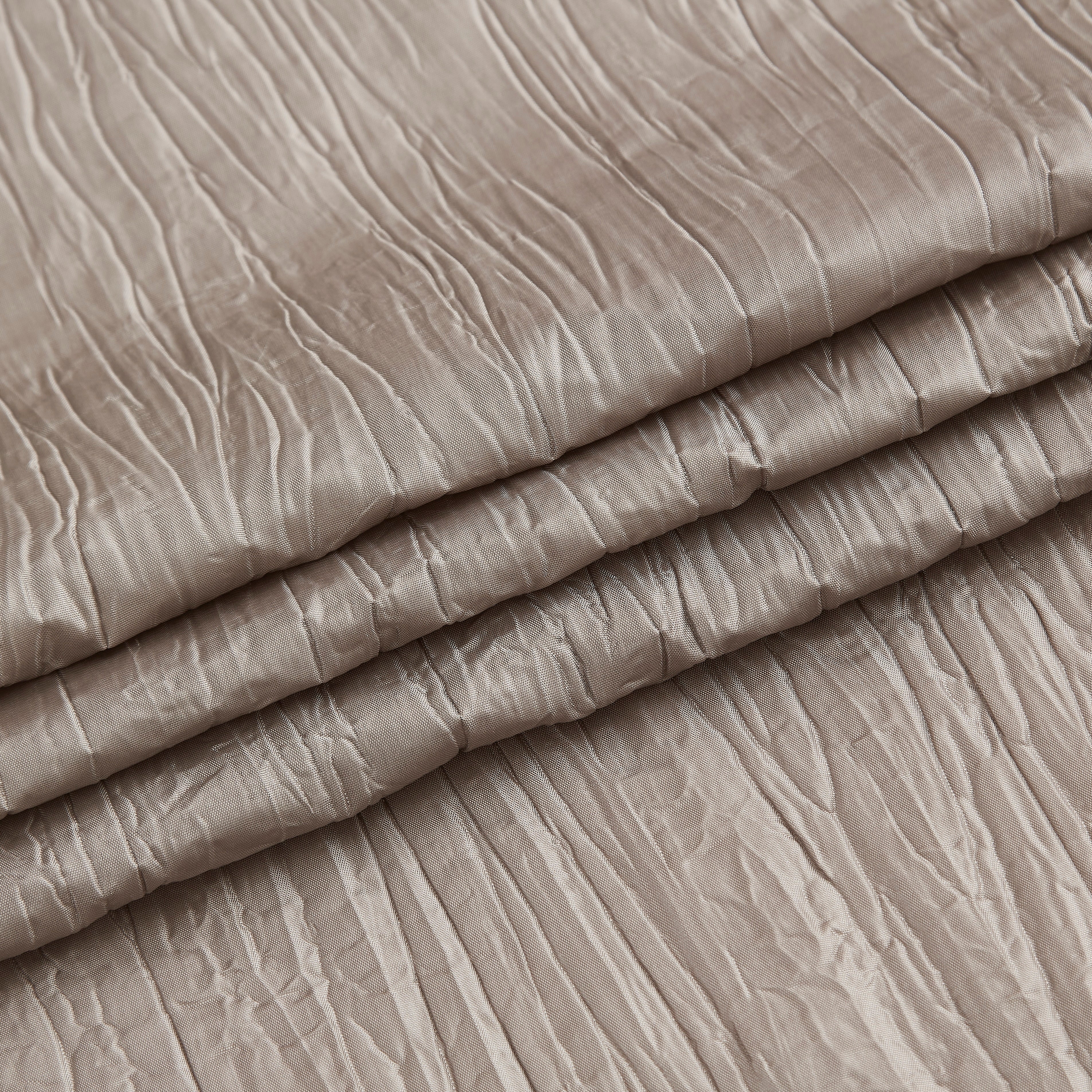 Dainty Home Verona 3D Crushed Silk Textured Light Filtering Grommet Single Panel