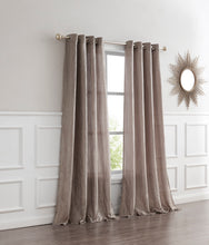 Load image into Gallery viewer, Dainty Home Verona 3D Crushed Silk Textured Light Filtering Grommet Single Panel
