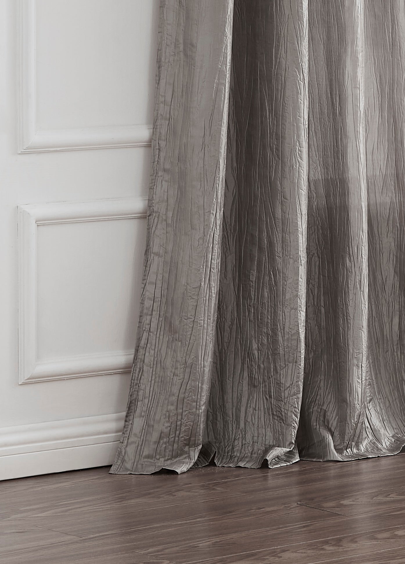 Dainty Home Verona 3D Crushed Silk Textured Light Filtering Grommet Single Panel