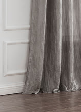 Load image into Gallery viewer, Dainty Home Verona 3D Crushed Silk Textured Light Filtering Grommet Single Panel
