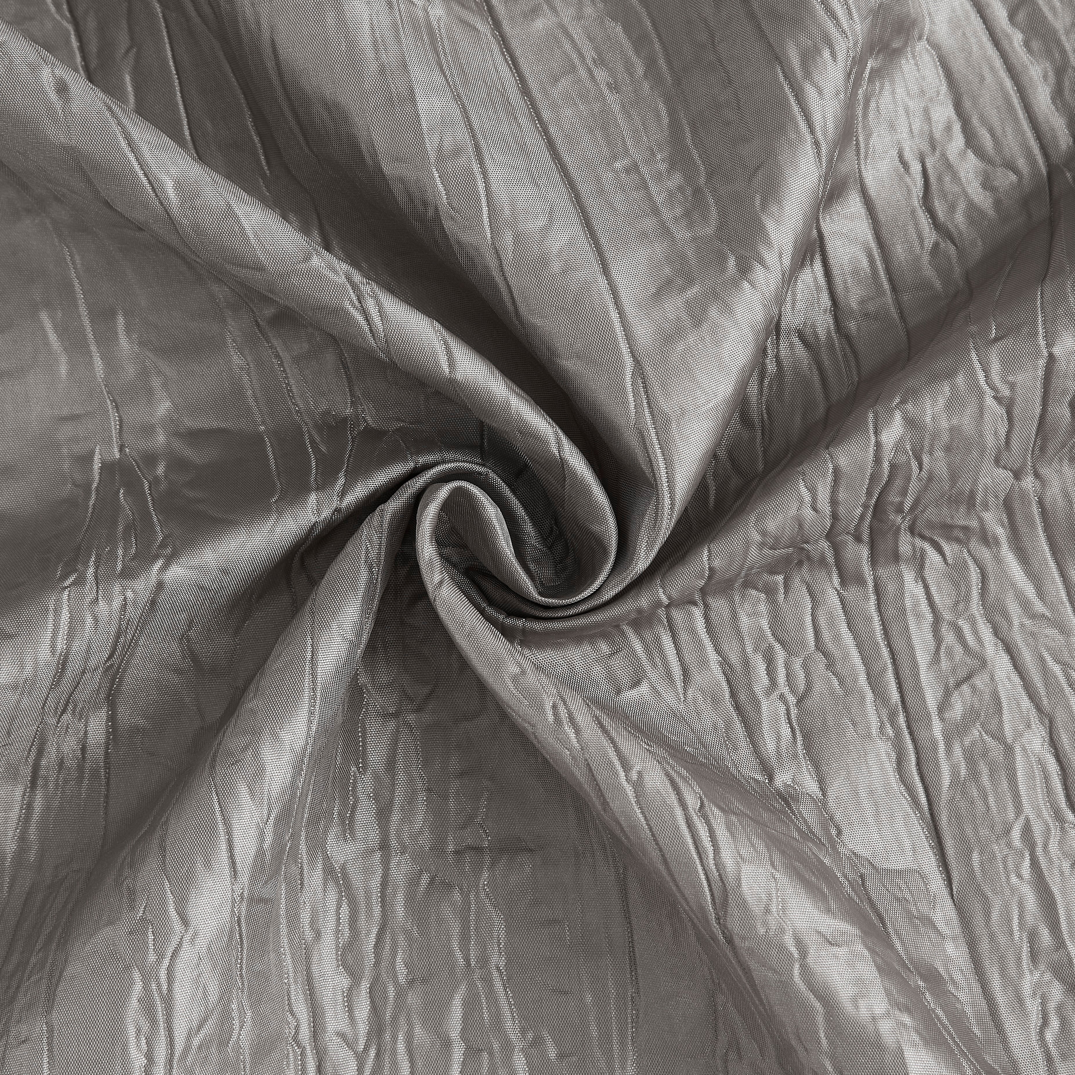Dainty Home Verona 3D Crushed Silk Textured Light Filtering Grommet Single Panel