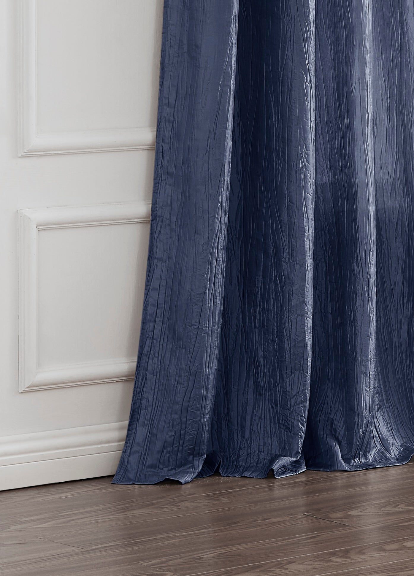Dainty Home Verona 3D Crushed Silk Textured Light Filtering Grommet Single Panel