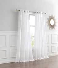 Load image into Gallery viewer, Dainty Home Verona 3D Crushed Silk Textured Light Filtering Grommet Single Panel
