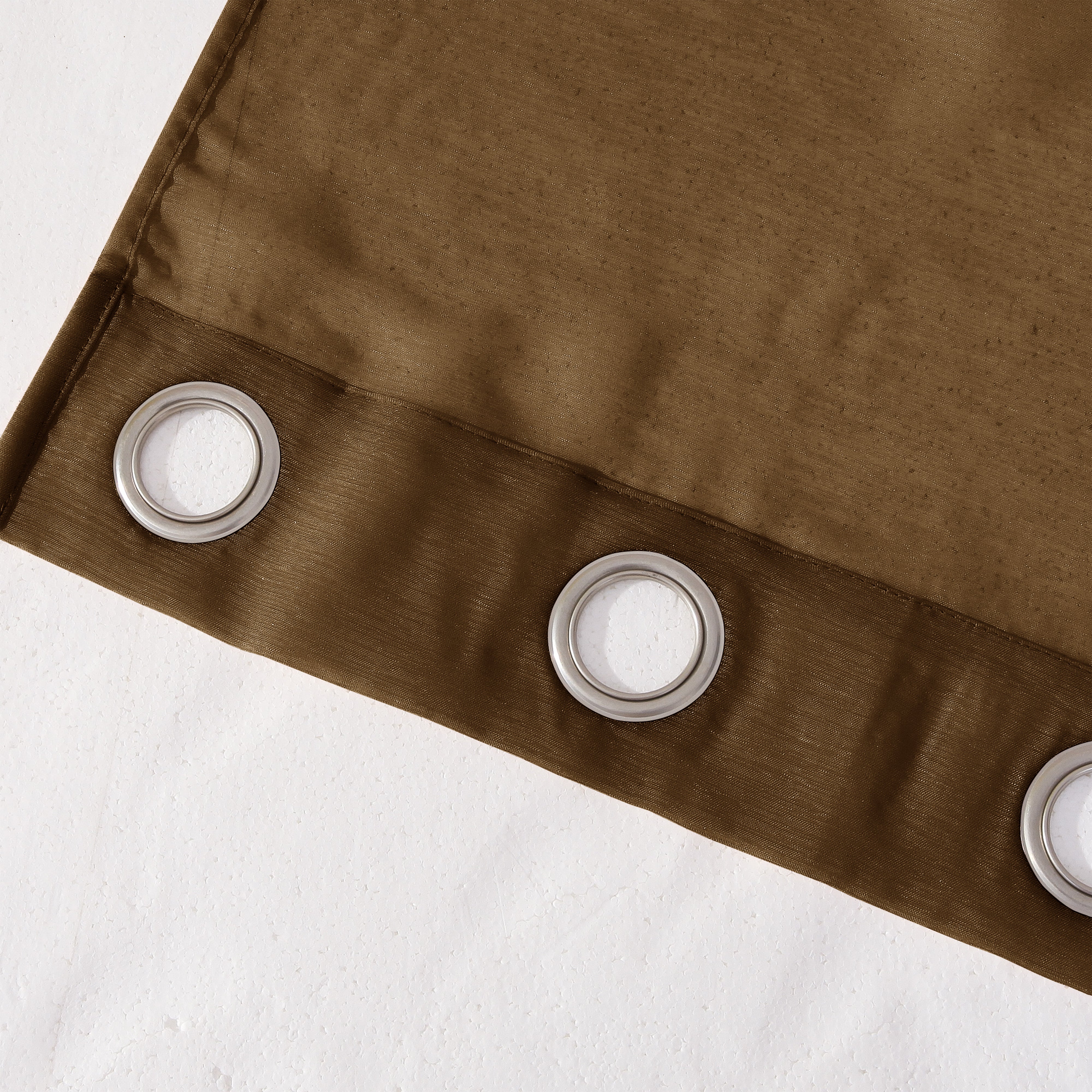 Dainty Home Malibu Solid Airy & Breathable Semi-Sheer Light Filtering Extra Wide Grommet Panel Pair