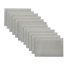 Load image into Gallery viewer, Dainty Home Santa Monica Woven Textilene Crossweave With Solid Geometric Pattern Reversible 13" x 19" Rectangular Placemats

